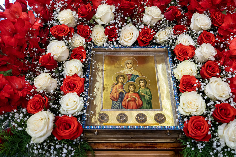 Преосвященнейший Владимир принял участие в праздновании дня памяти мучениц Веры, Надежды, Любови и Софии — небесных покровительниц Семиречья