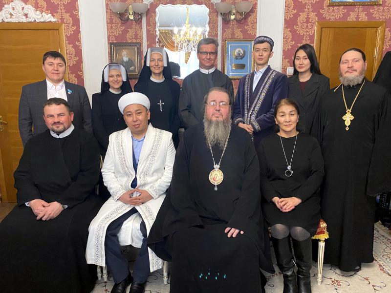 Руководители Религиозных Объединений Северного Казахстана поздравили православных верующих с праздниками наступившего 2022 года