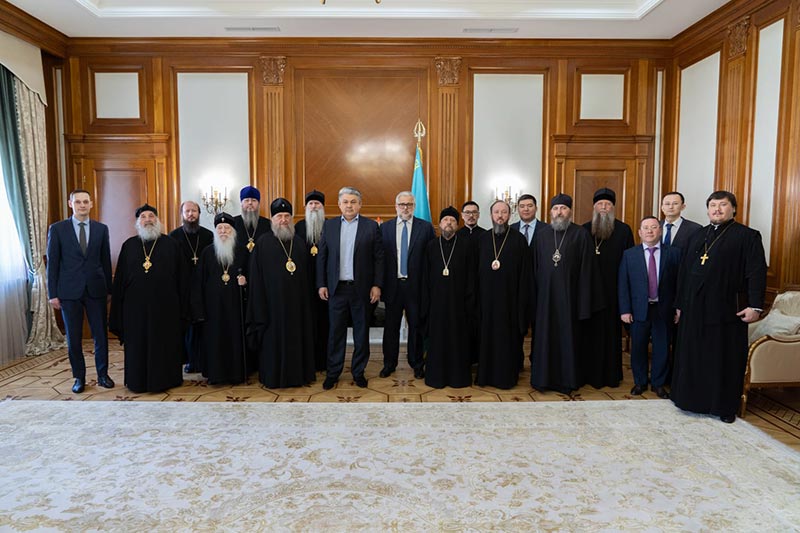 Управляющий епархией принял участие во встрече с послом Республики Казахстан в России 