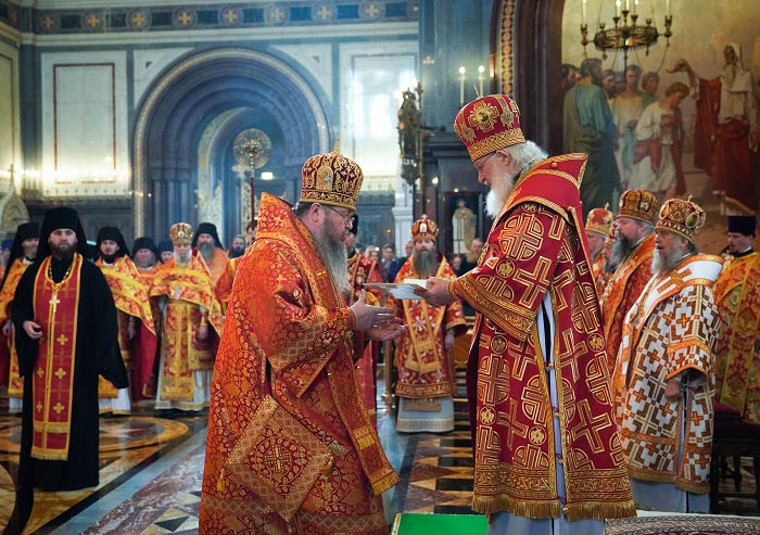 Пять архипастырей Православной Церкви Казахстана возведены в сан архиепископа 