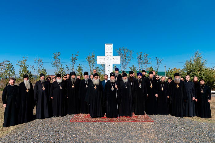 Участники празднования дня памяти Казахстанских святых совершили молитву на месте подвигов новомучениц Акмолинских 
