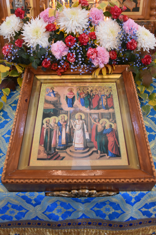 Праздник Покрова Пресвятой Богородицы молитвенно отметили в кафедральном соборе