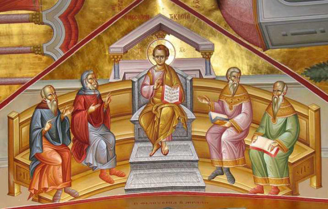 Праздник Преполовения Пятидесятницы в Севастиано-Магдалининском храме Петропавловска