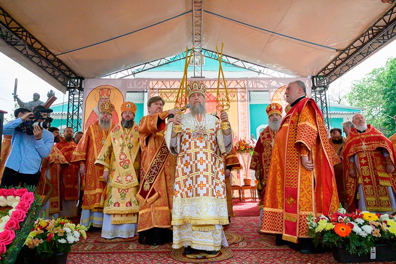 Управляющий епархией принял участие в торжествах по случаю 20-летия образования Митрополичьего Округа в Республике Казахстан 