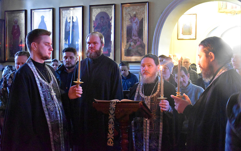  В Вознесенском кафедральном соборе завершили чтение Великого покаянного канона святителя Андрея Критского