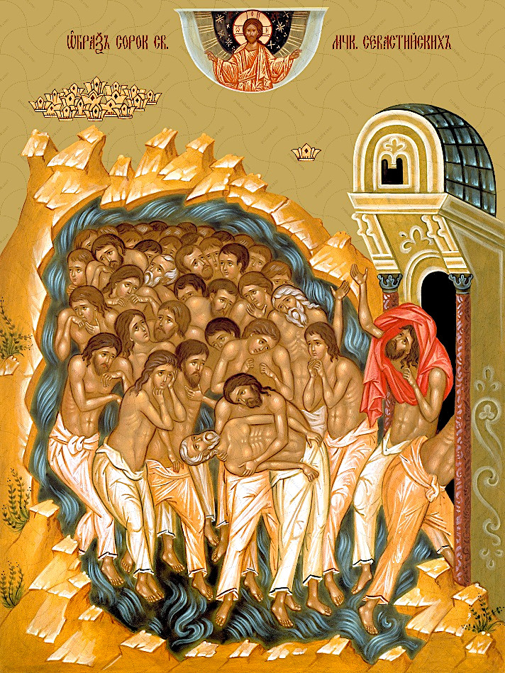  Божественная Литургия в день памяти 40 мучеников Севастийских