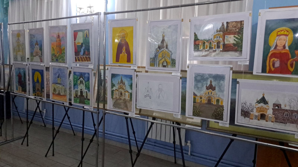 Итоги конкурса рисунков «Моя дорога к храму», посвященный 130-летию храма Всех Святых