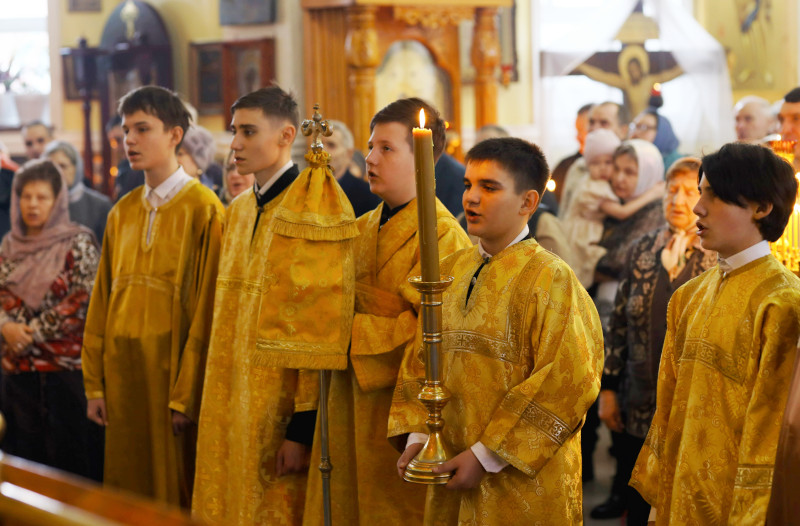Архиерейская Литургия в Неделю о Закхее