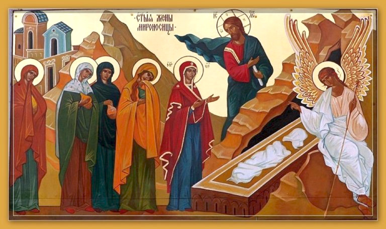 Архиерейская Литургия в Неделю Жен Мироносиц