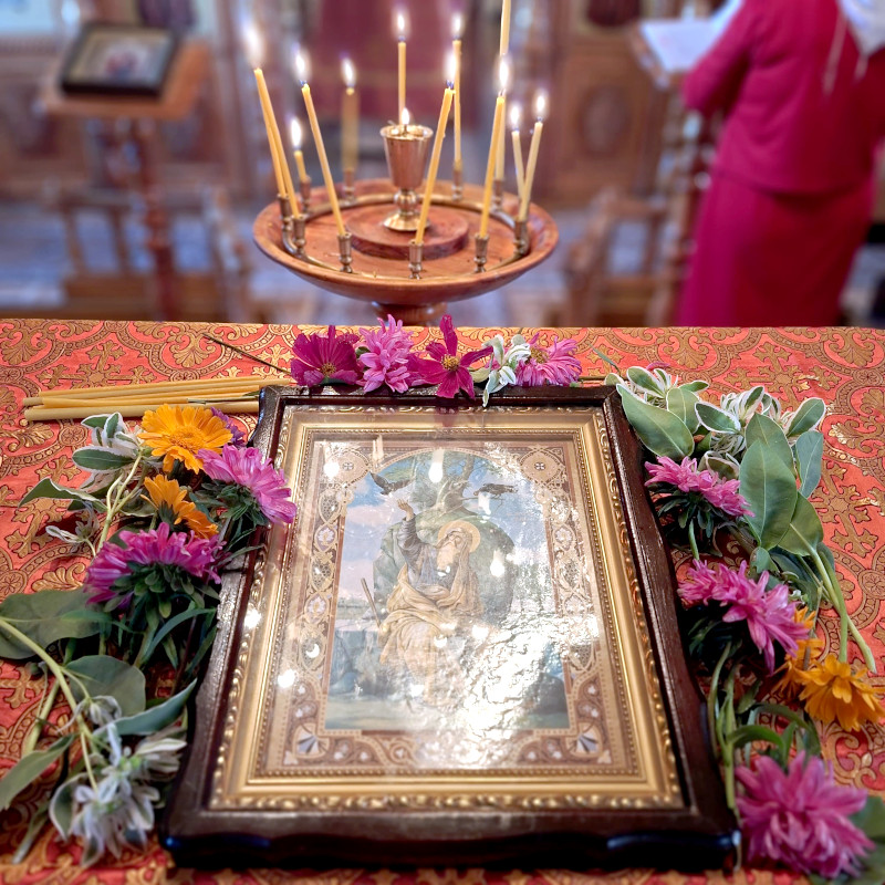 Престольный праздник в храме пророка Илии села Лебяжье