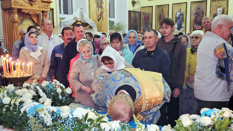 Чин Погребения Плащаницы Божией Матери в Вознесенском кафедральном соборе